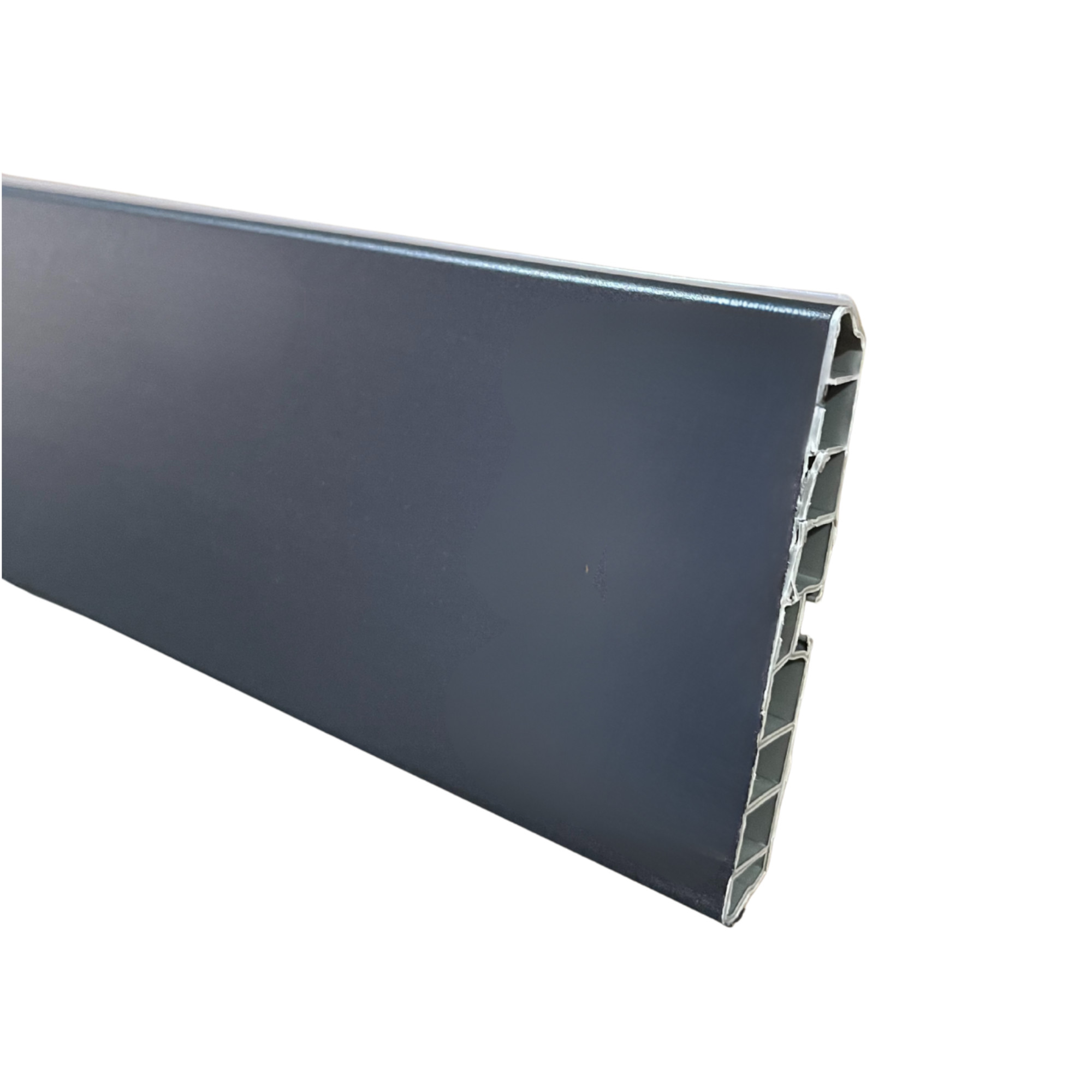 Rodapé em PVC preto 400x15cm