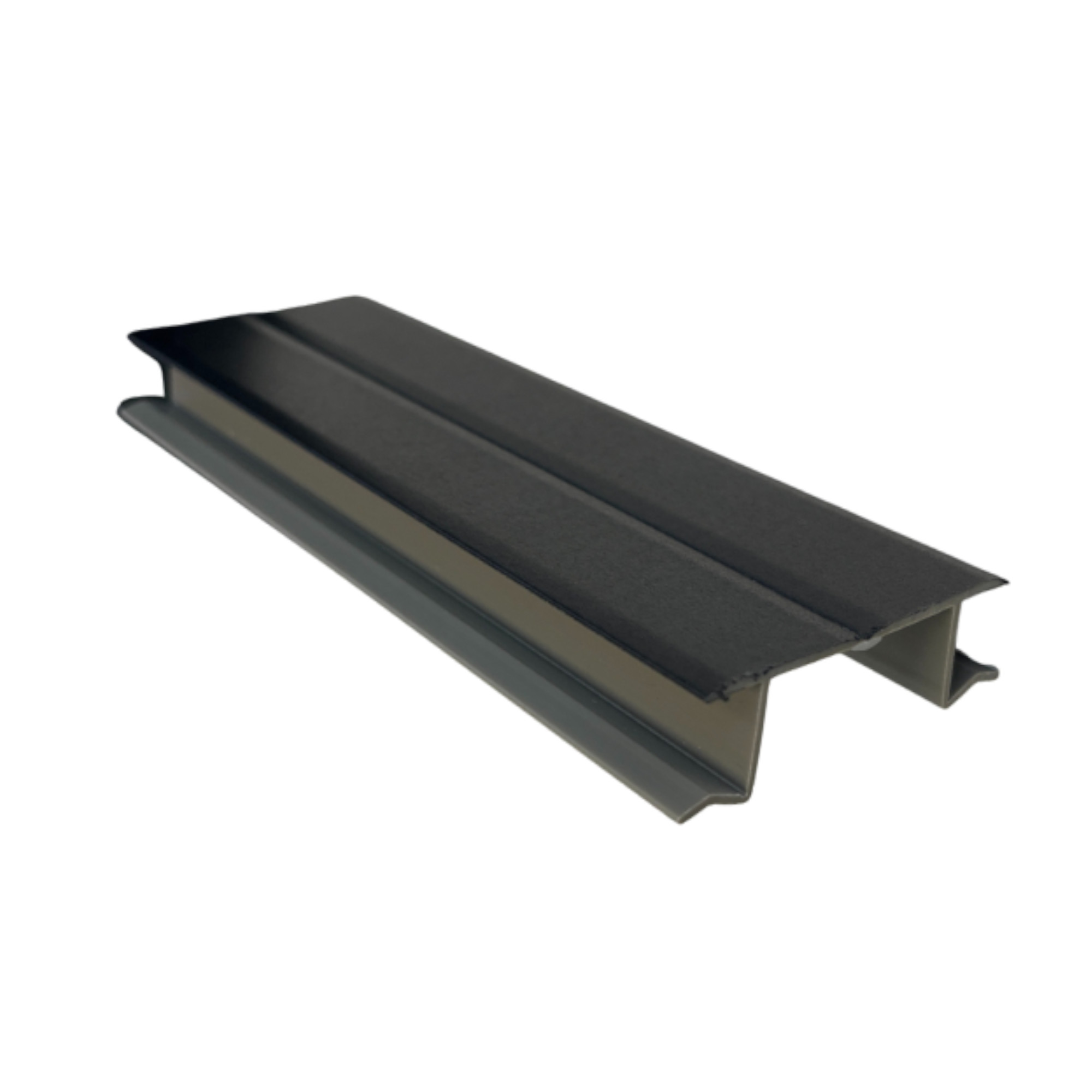 Rodapé de canto em PVC preto 400x15cm