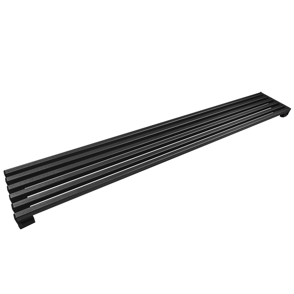 Grelha de ventilação preta para forno