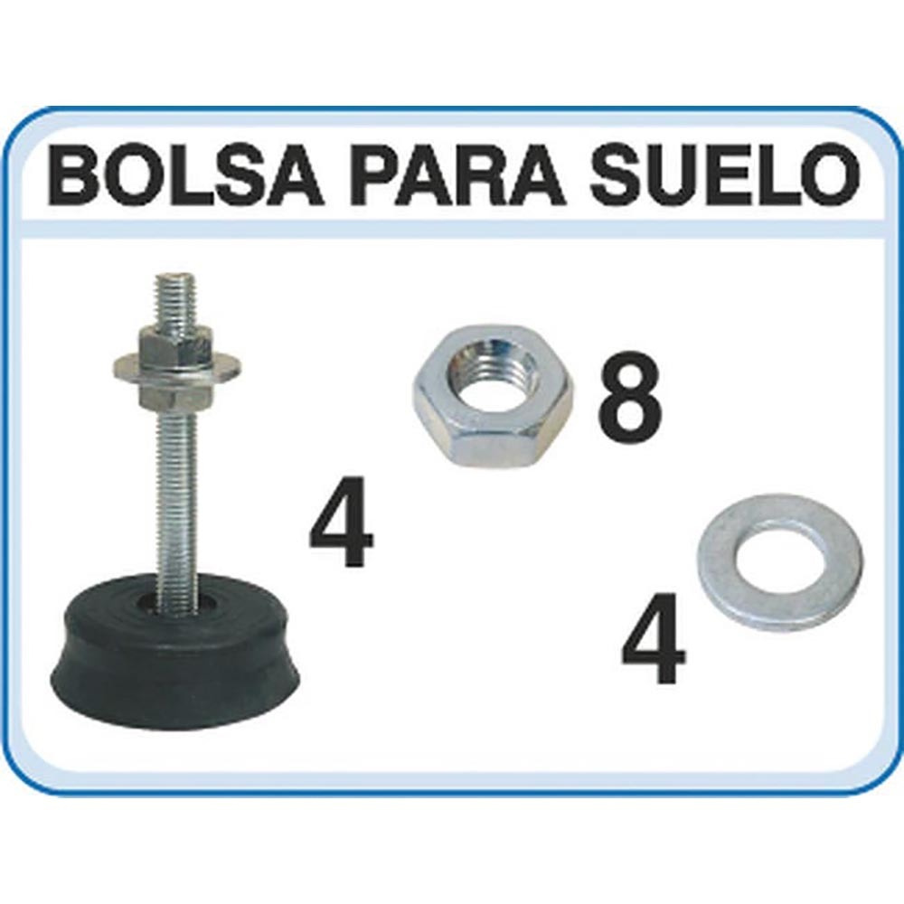 Pack 4 blocos silenciosos para instalação de aparelhos de ar condicionado ao chão
