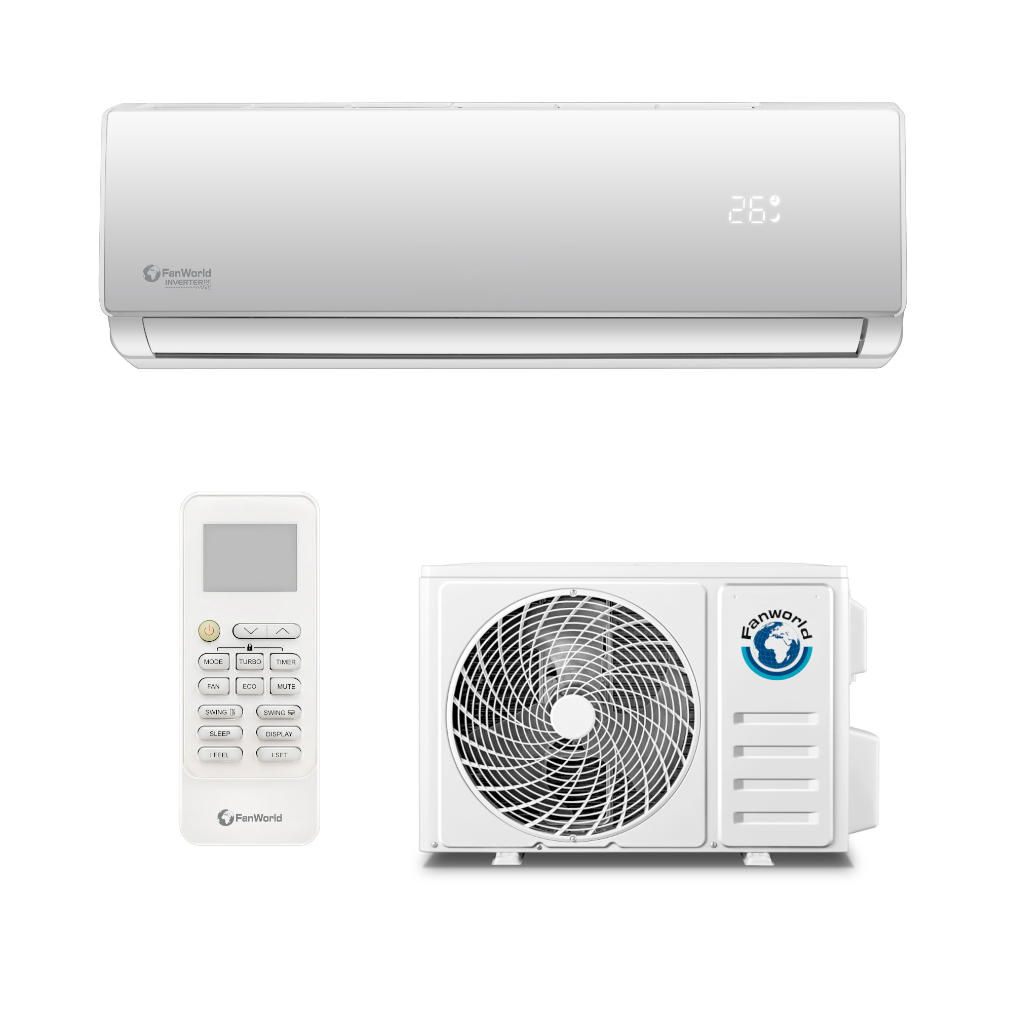 Ar condicionado split 12.000 BTU Fanworld FW16