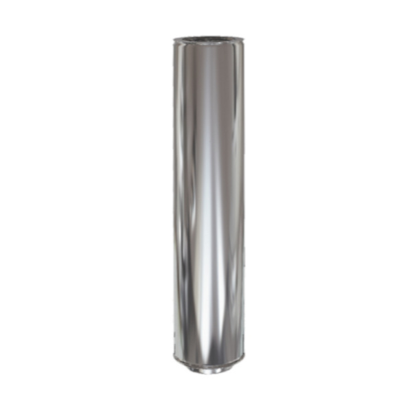 TUBO PELLET CAMADA DUPLA Ø 80 mm 1 m