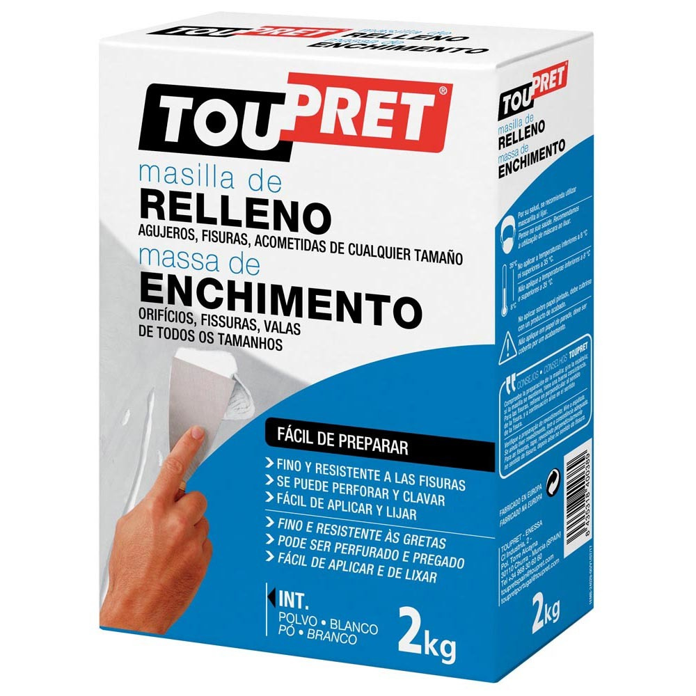 Estuque toupret 2 kg