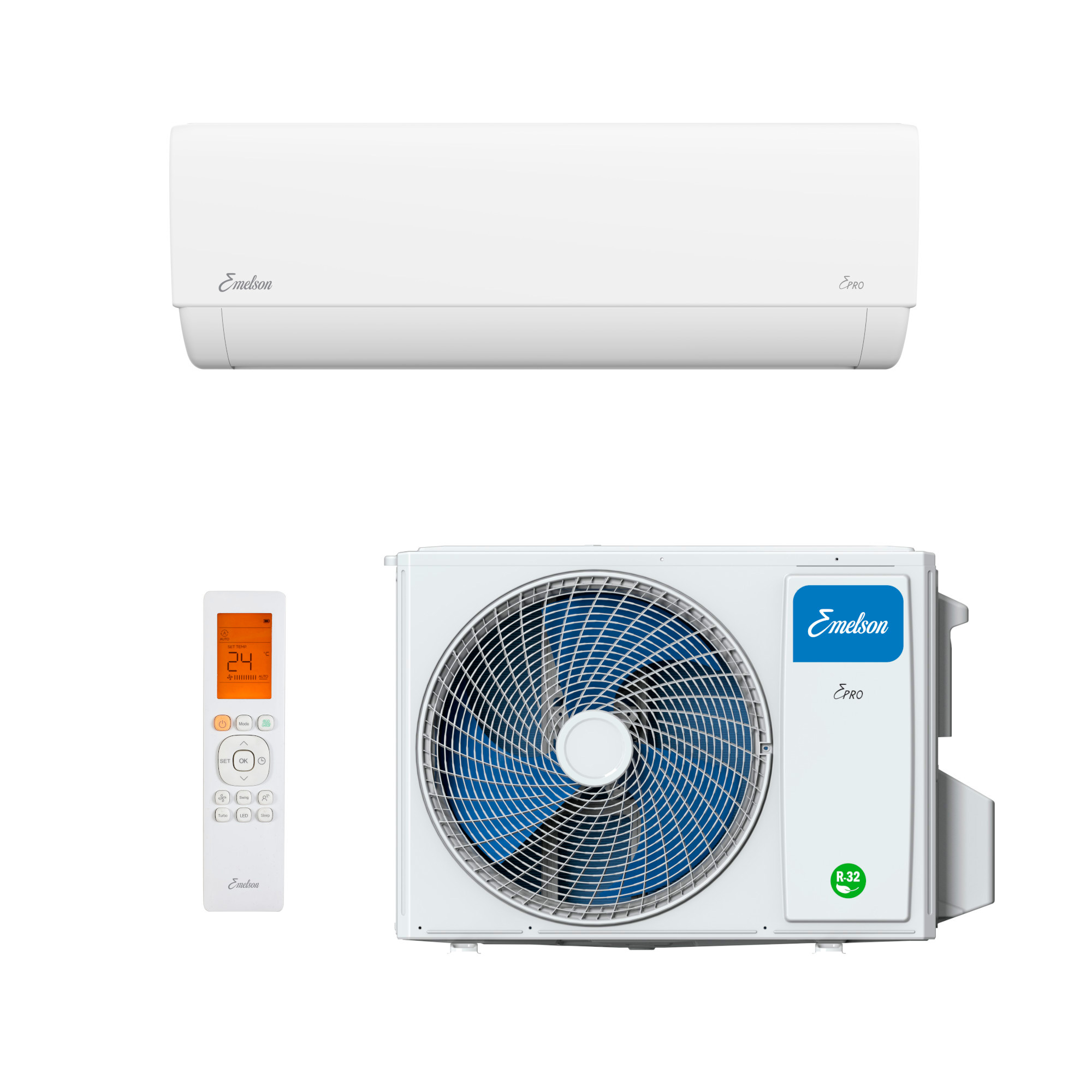 Ar condicionado split 12.000 BTU Wi‑Fi Emelson Pro4