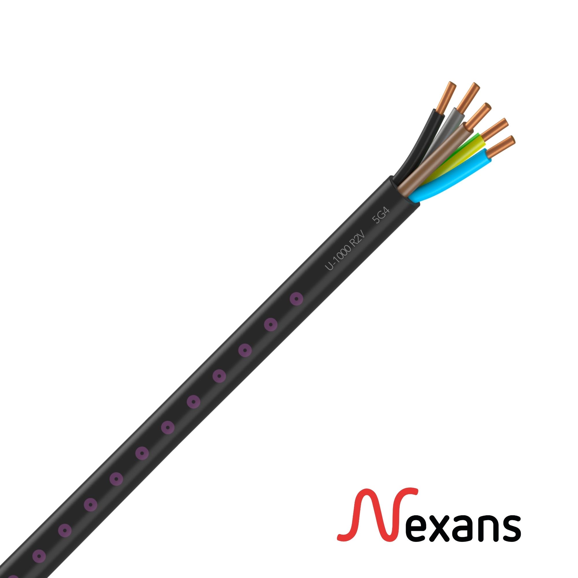 Corte de cabo Nexans R2V 5G4