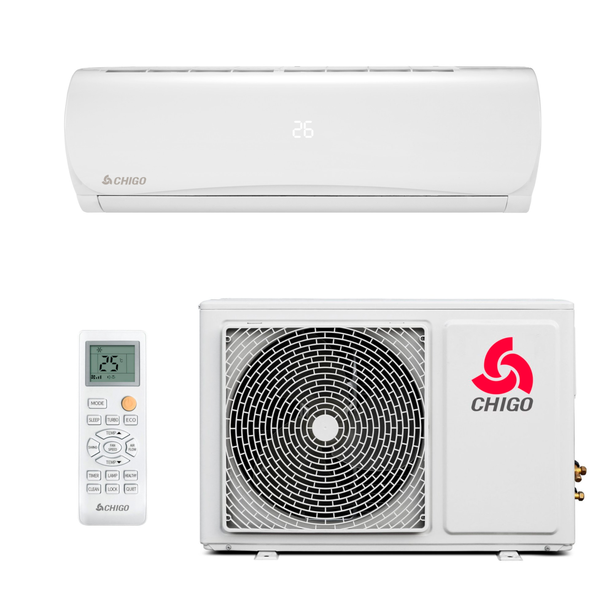 Ar condicionado split 24.535 BTU Wi‑Fi Chigo