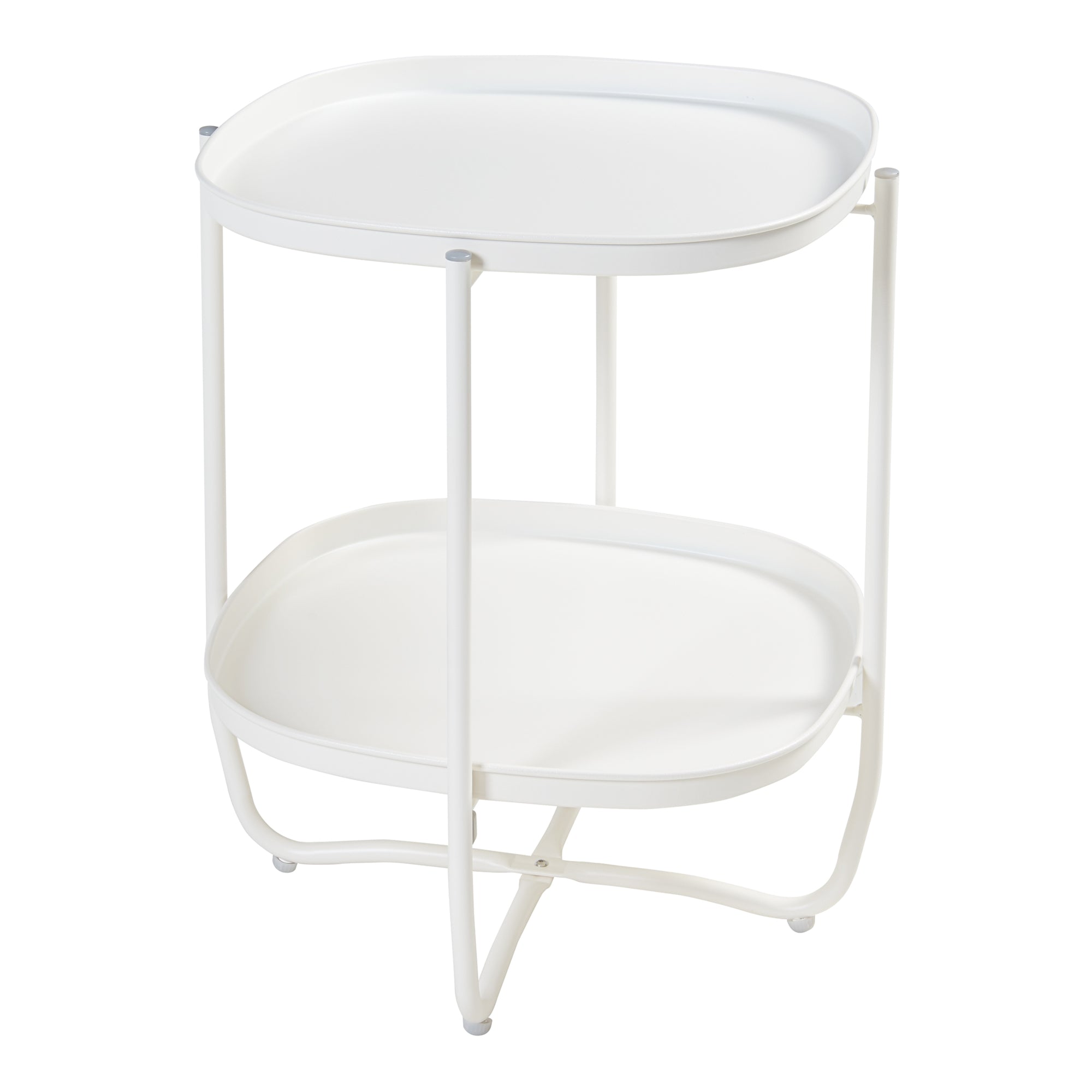 Mesa de café - helloshop26 - console de apoio - 2 prateleiras removíveis -