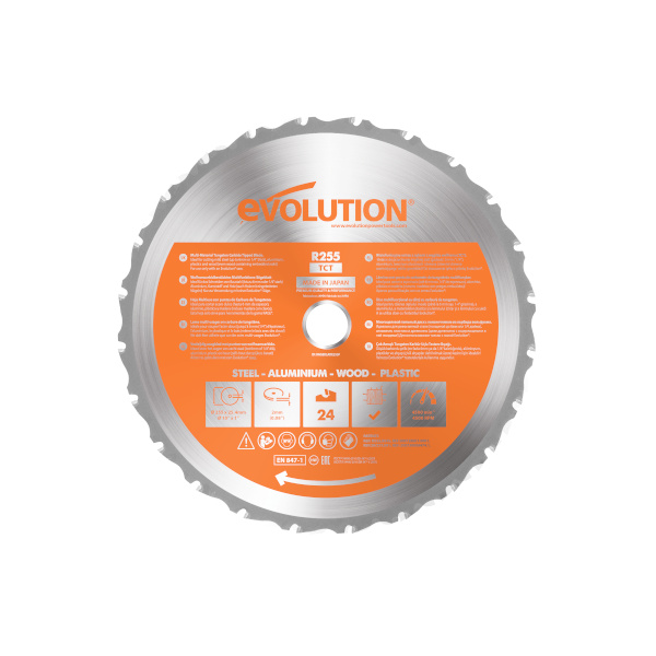 Disco de serra tct d255 evolution
