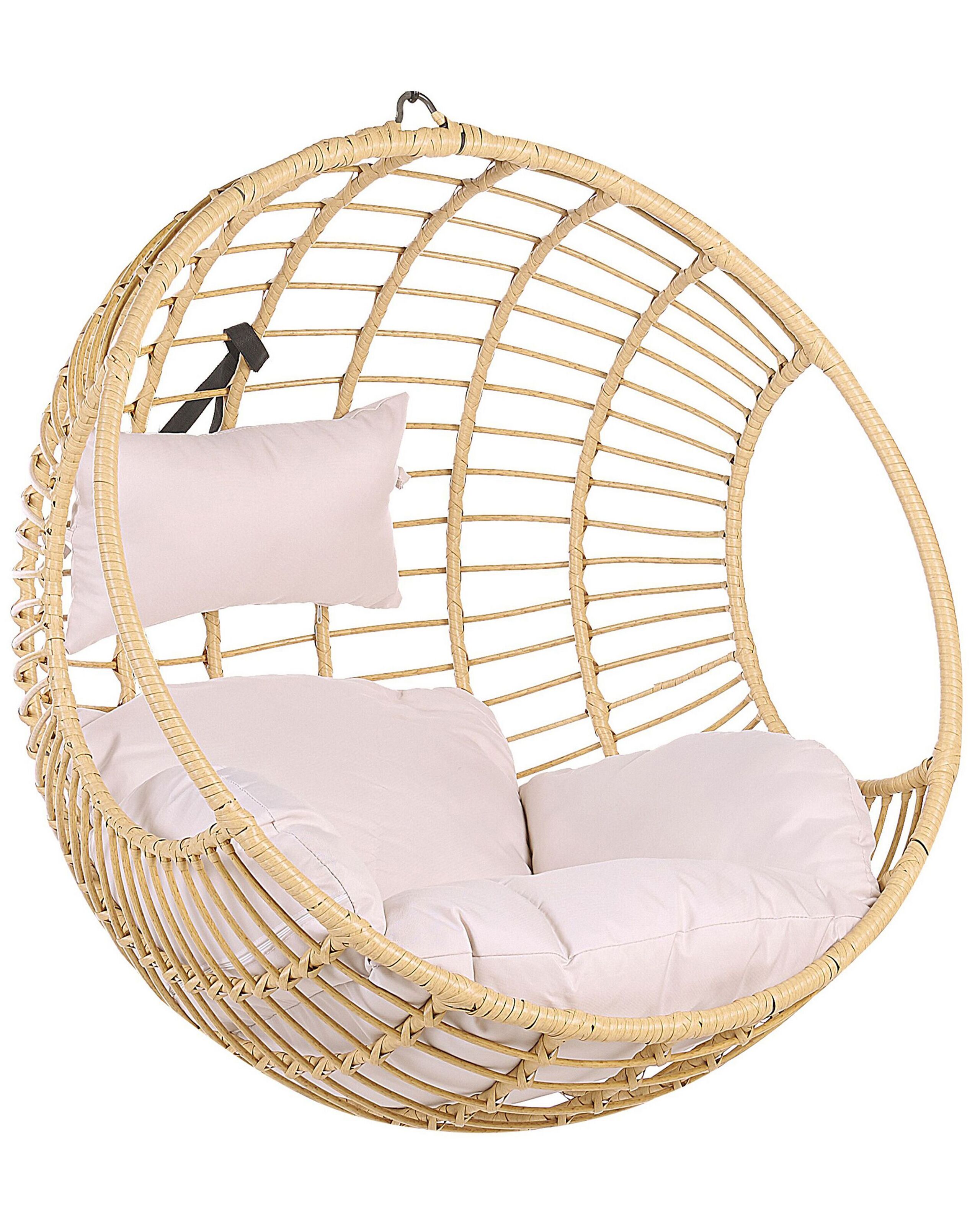 Cadeira suspensa aspio rattan sintético natural