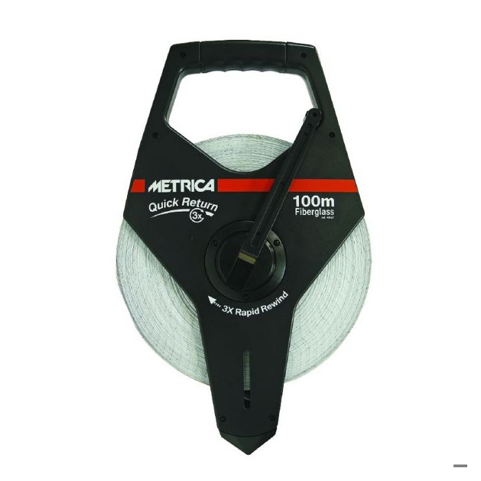 Medida longa de fibra quick return metrica 100m x 13mm - 40027