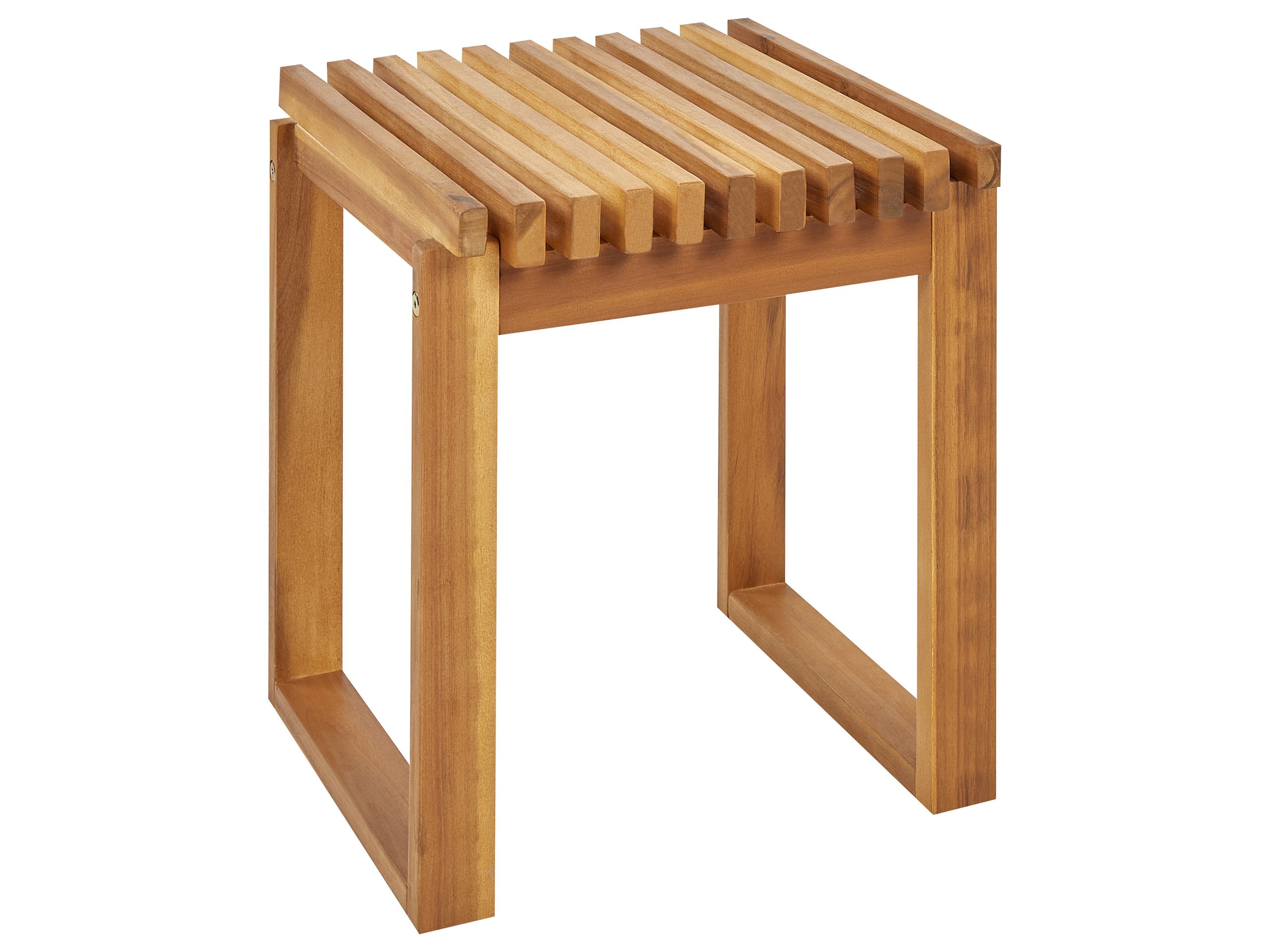 Mesa de apoio de jardim bellano 35 cm 40 cm madeira de acácia castanho