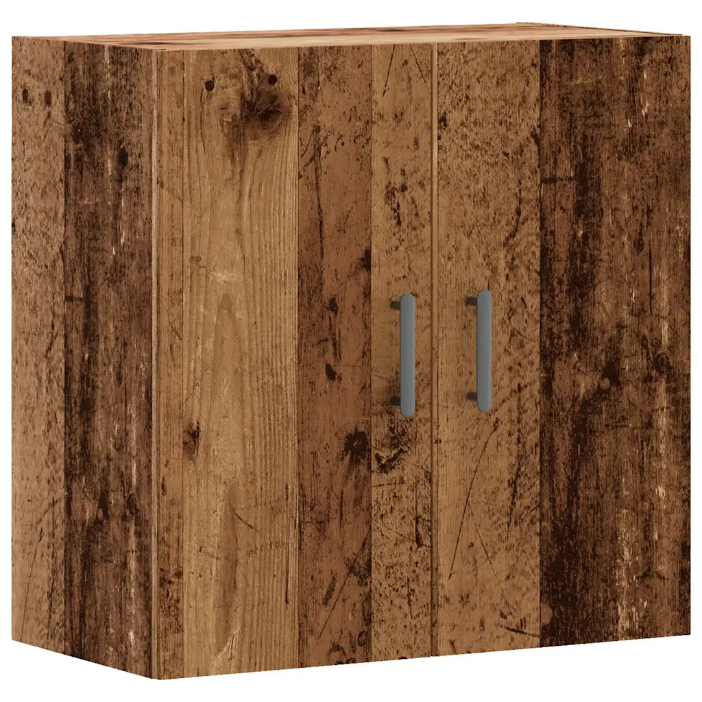 Armario de pared con acabado en madera envejecida 60