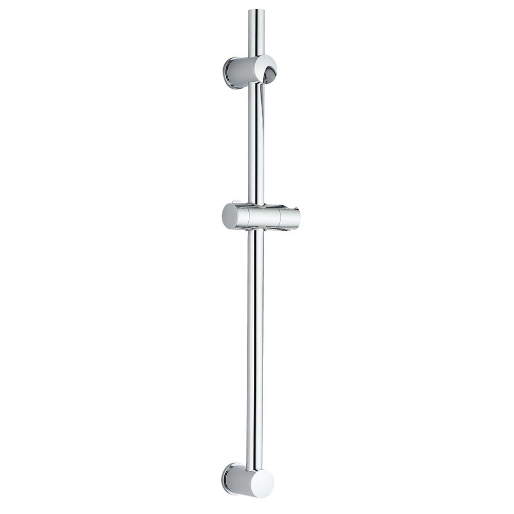 Kibath barra de chuveiro (apenas barra) barin 65,5 cm latão polido cromado