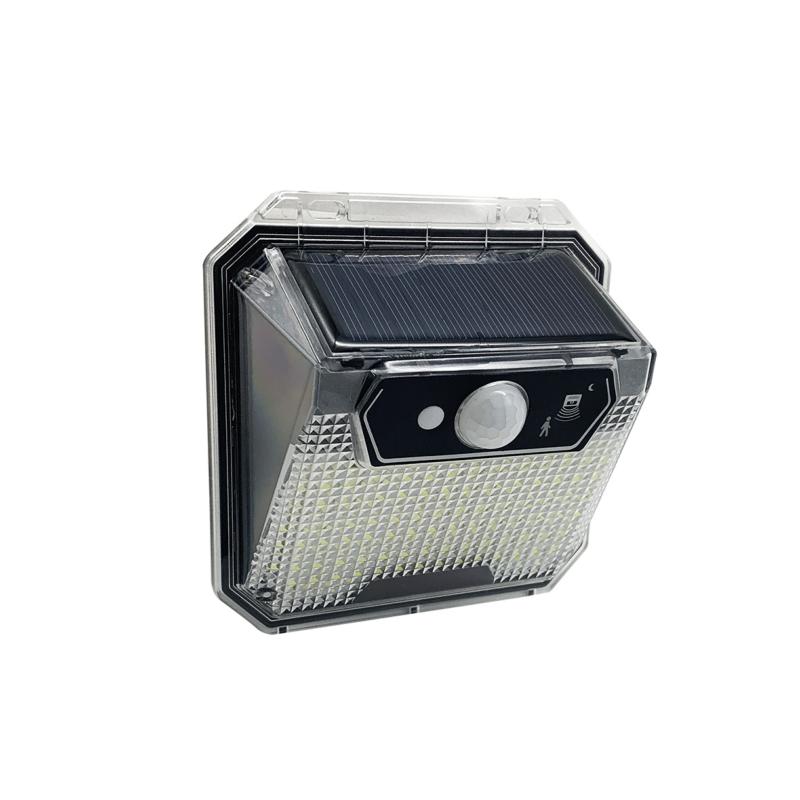 Montagem em parede solar LED 0.55w ip44 148 LED com sensor de - silamp