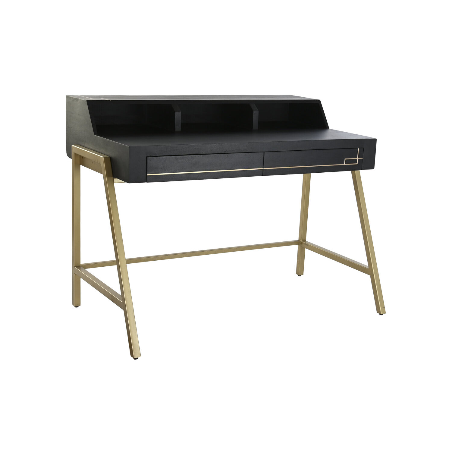 Mesa de metal mango 119x70x93,5 preta