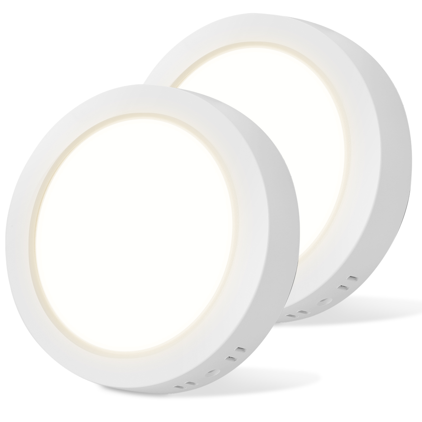 Aigostar luz de teto LED 18w equivalente a 175w 2100lm 4000k 226*35mm 2pcs