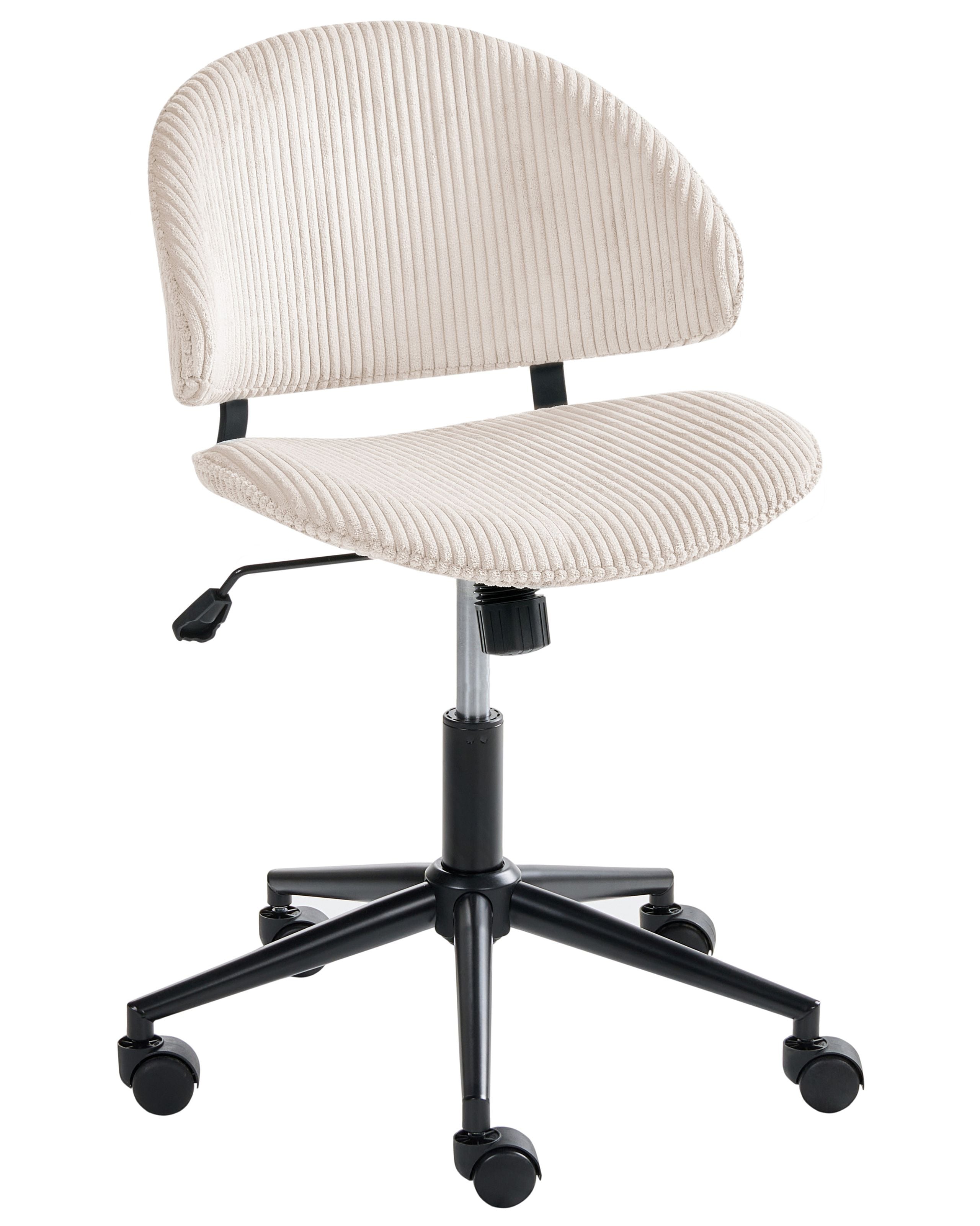 Cadeira de escritório kiana bombazine branco creme