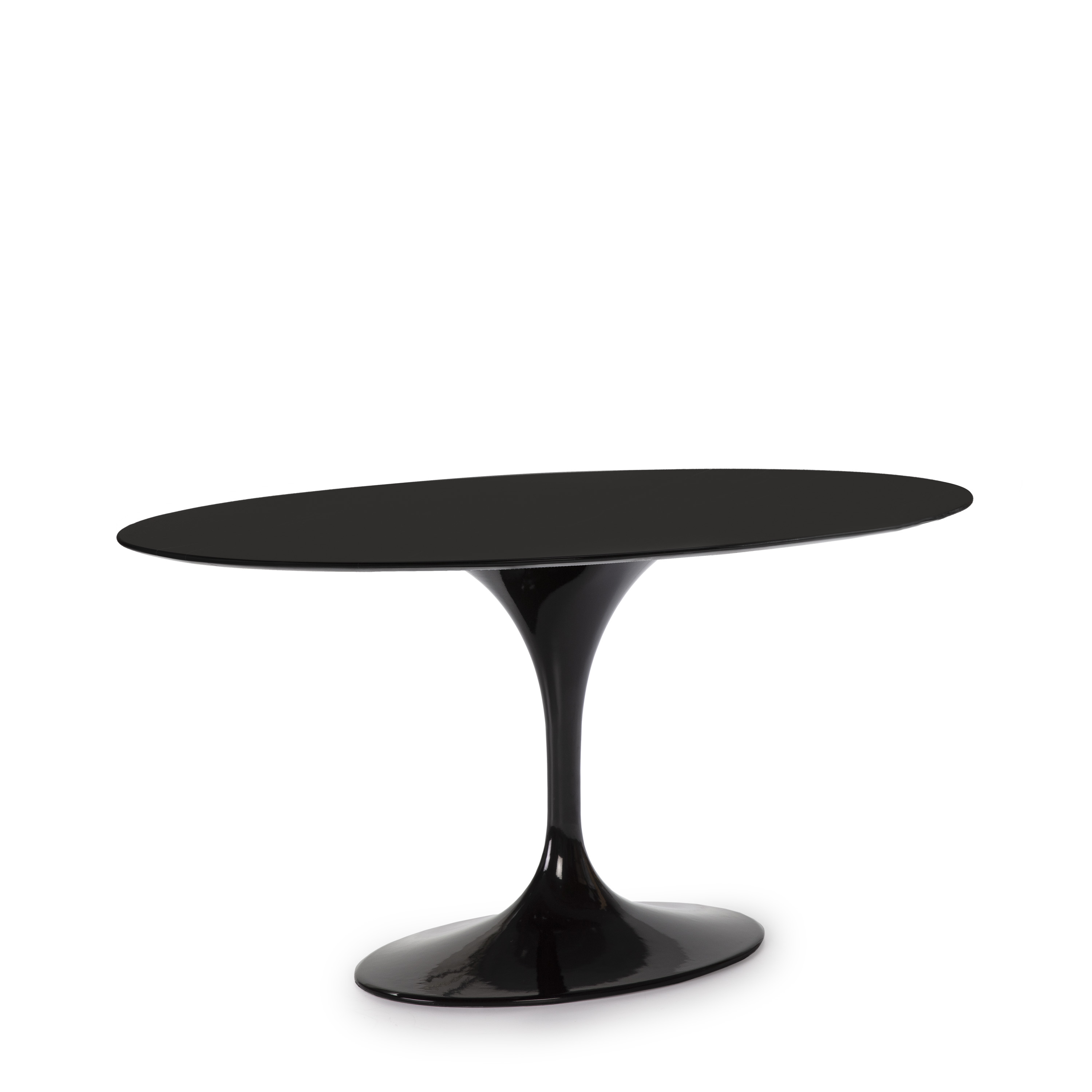 Mesa de jantar 150x120x75 mm preta dm², alumínio preto