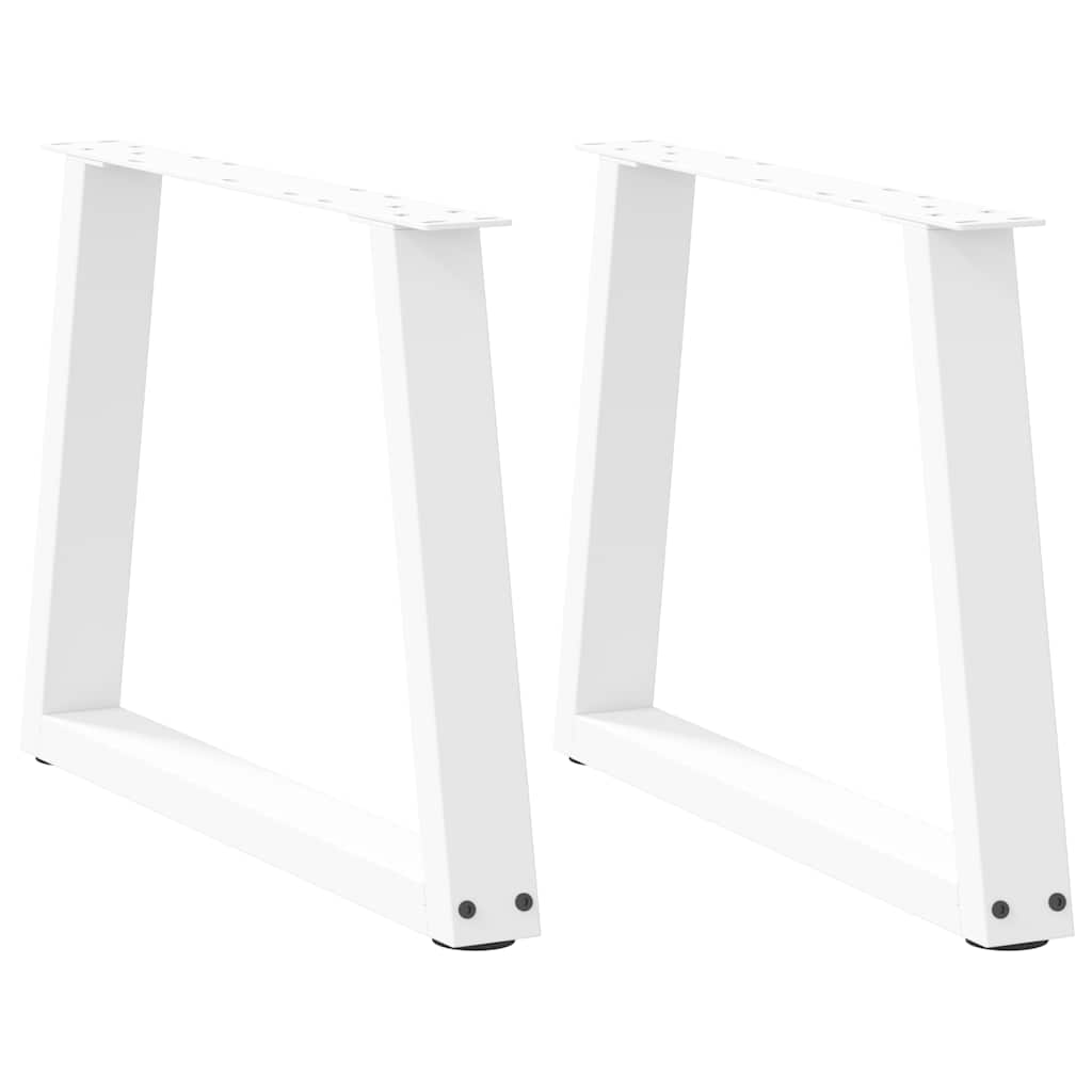 Conjunto de 2 pés de mesa de centro em forma de v ajustáveis 70 x 42-43,3