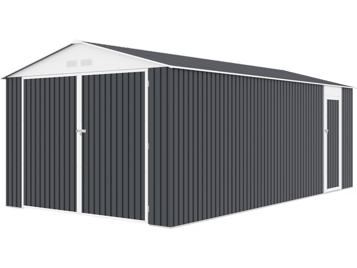 Garagem metálica "houston" 18,56m² - antracite