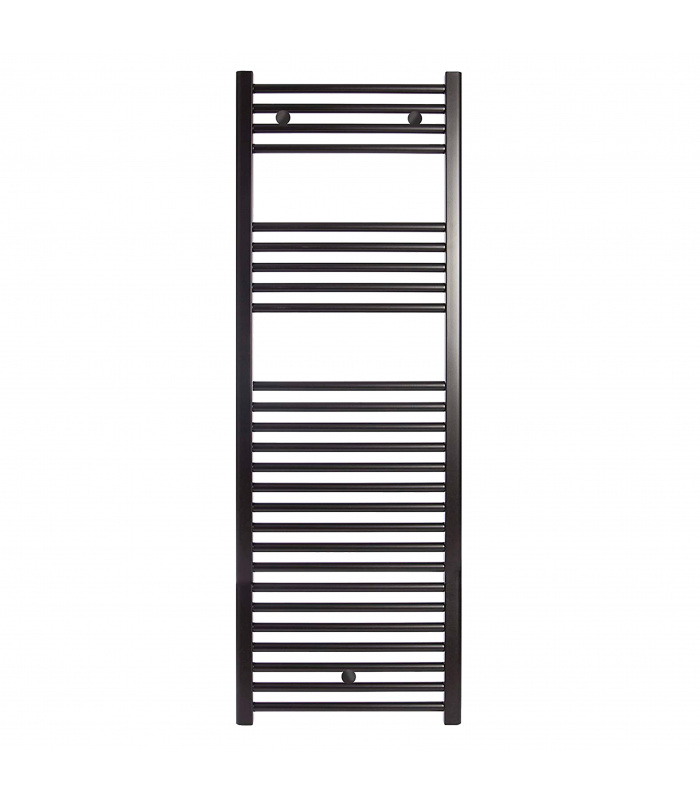 Radiador toalheiro de agua ocean preto 1420x500mm