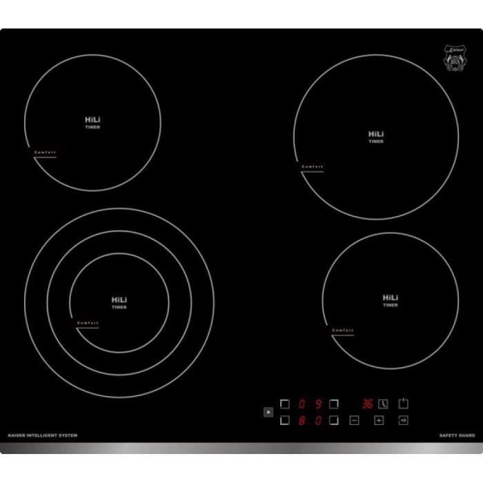 Placa de cocção vitrocerâmica - kaiser - kct 6703 f - 60 cm - controlo por