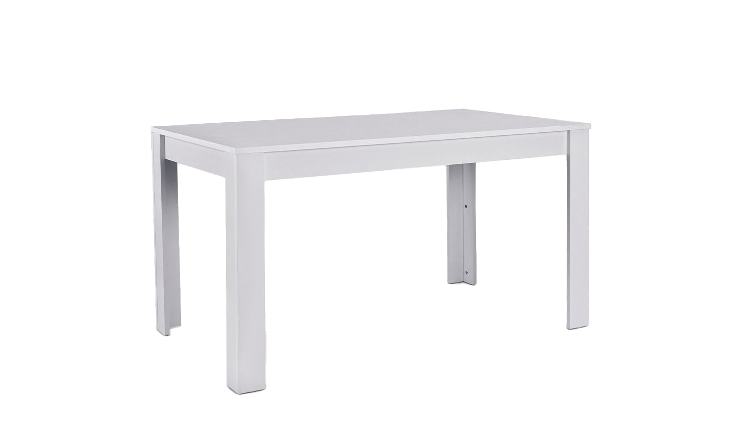Mesa de jantar ou cozinha rustic 140cm, branco