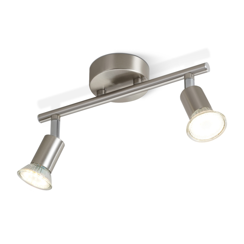 Nettlife foco prateado gu10 25x8