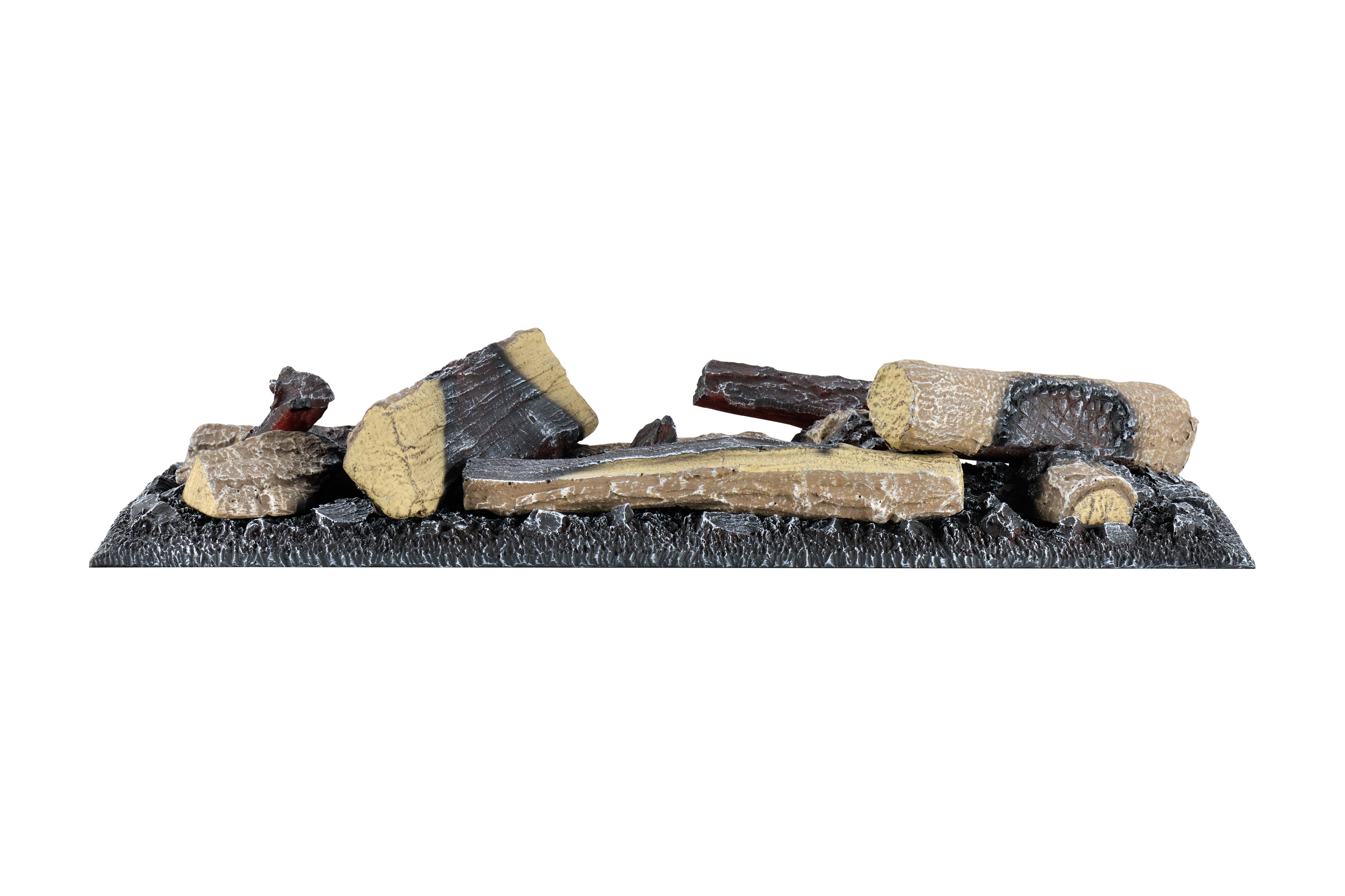 Dimplex logset 600 - decoração em madeira para cassette 600