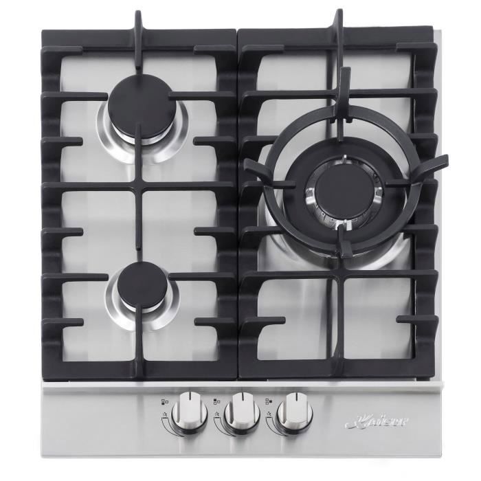 Fogão a gás - kaiser - kg 4354 - 45 cm - 3 queimadores - aço inoxidável