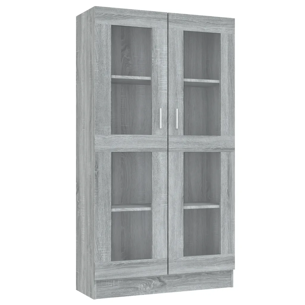 Vitrina de estilo clásico moderno con 4 compartimentos 82,5