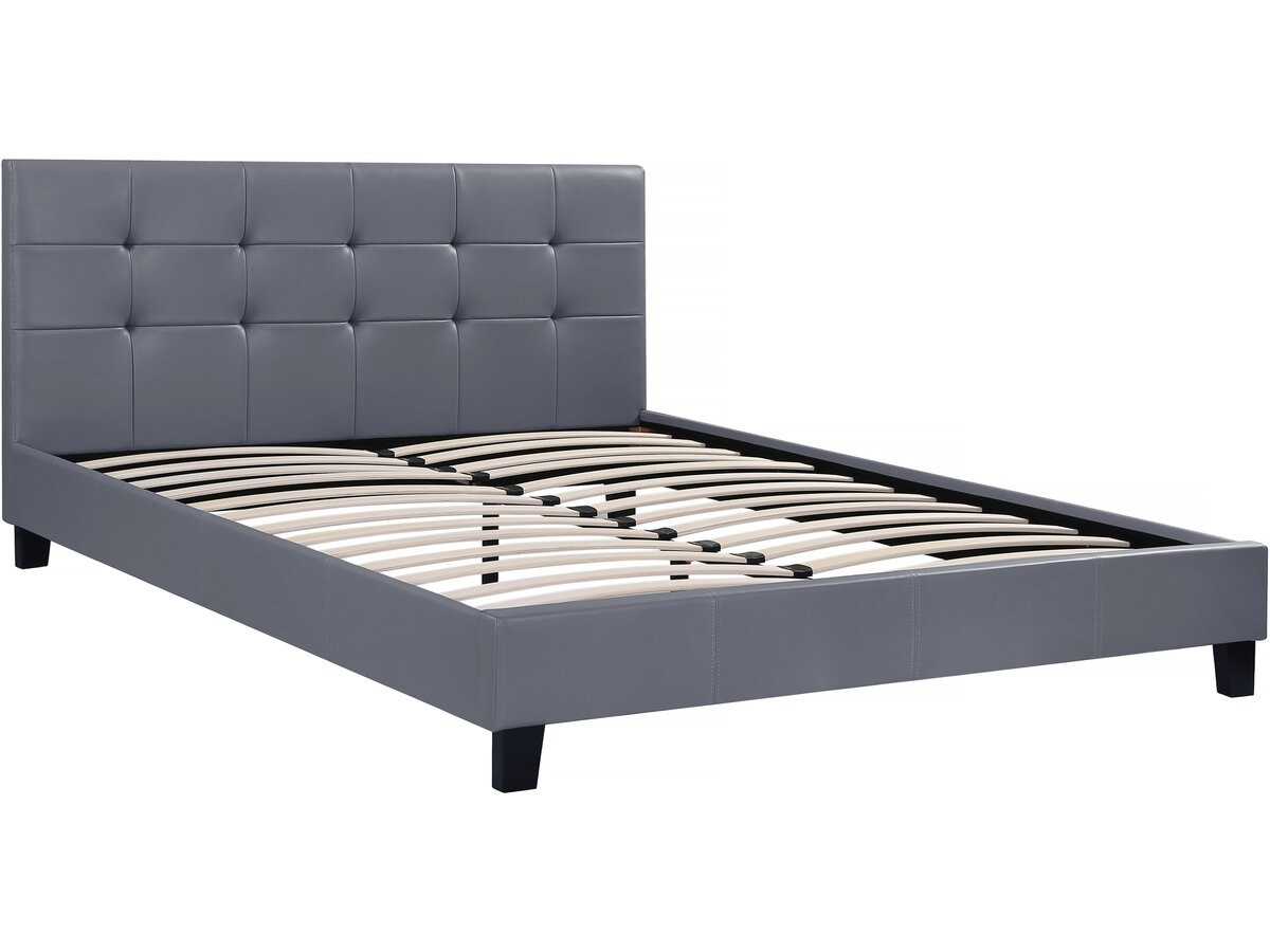 Cama"julia" - 160 x 200 cm - cinza clara