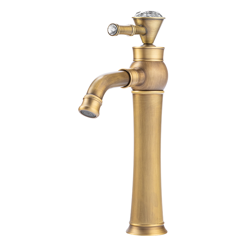 Torneira de lavatório retro, dourado
