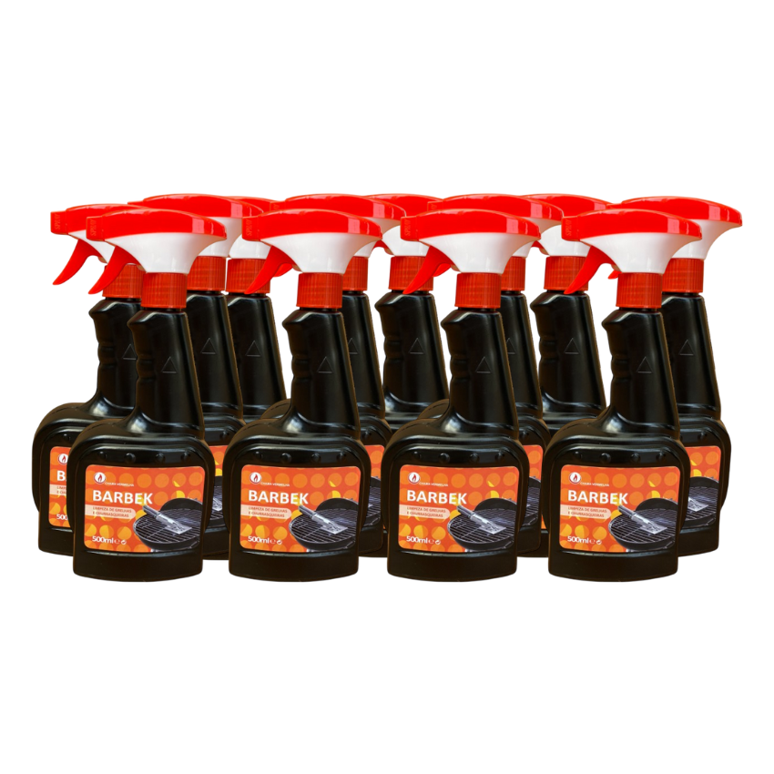 12 emb. Limpa grelhas churrasq. 500ml