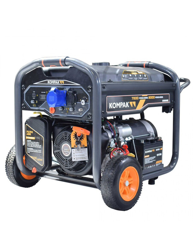 Gerador elétrico monofásico kompak k10000e gasolina