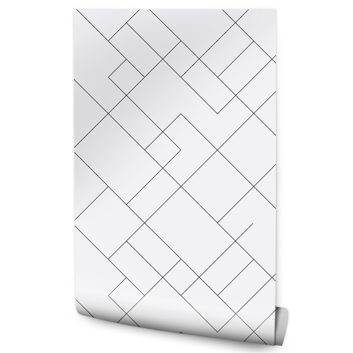 Papel de parede padrões geométricos sala de estar quarto