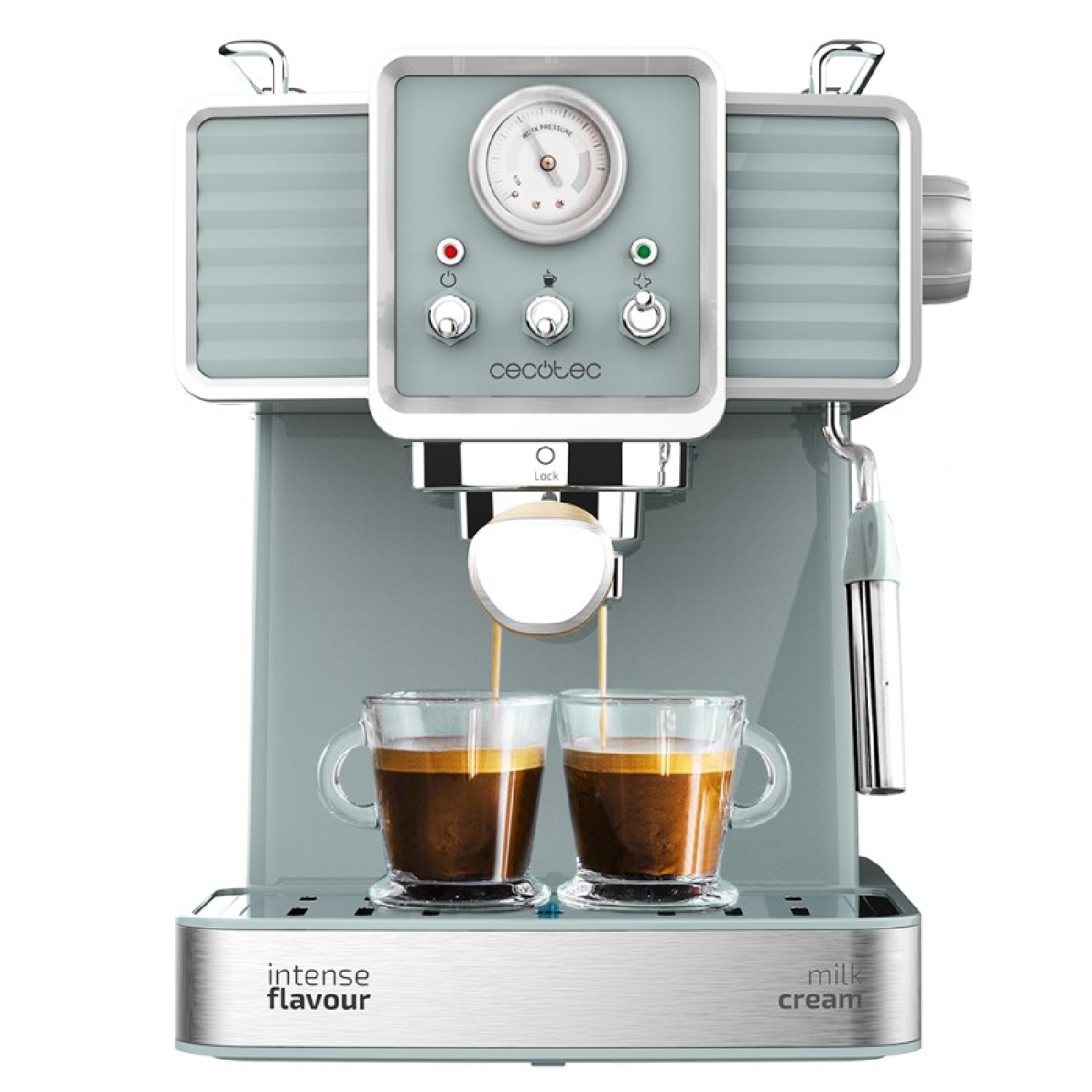 Cecotec máquina de café para café espresso e cappuccino com 20 bares, manóm