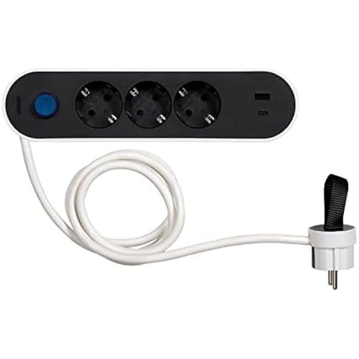 Tomada múltipla - simon - simon plug 3 tomadas + 2 usb - carregamento rápid