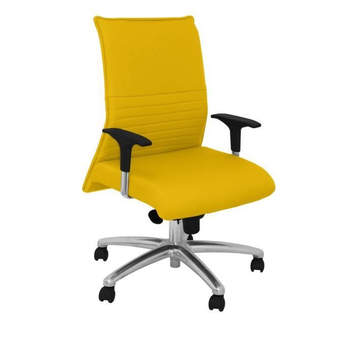 Silla ergonómica - modelo 207sbali100 - amarillo - altura ajustable - mecan