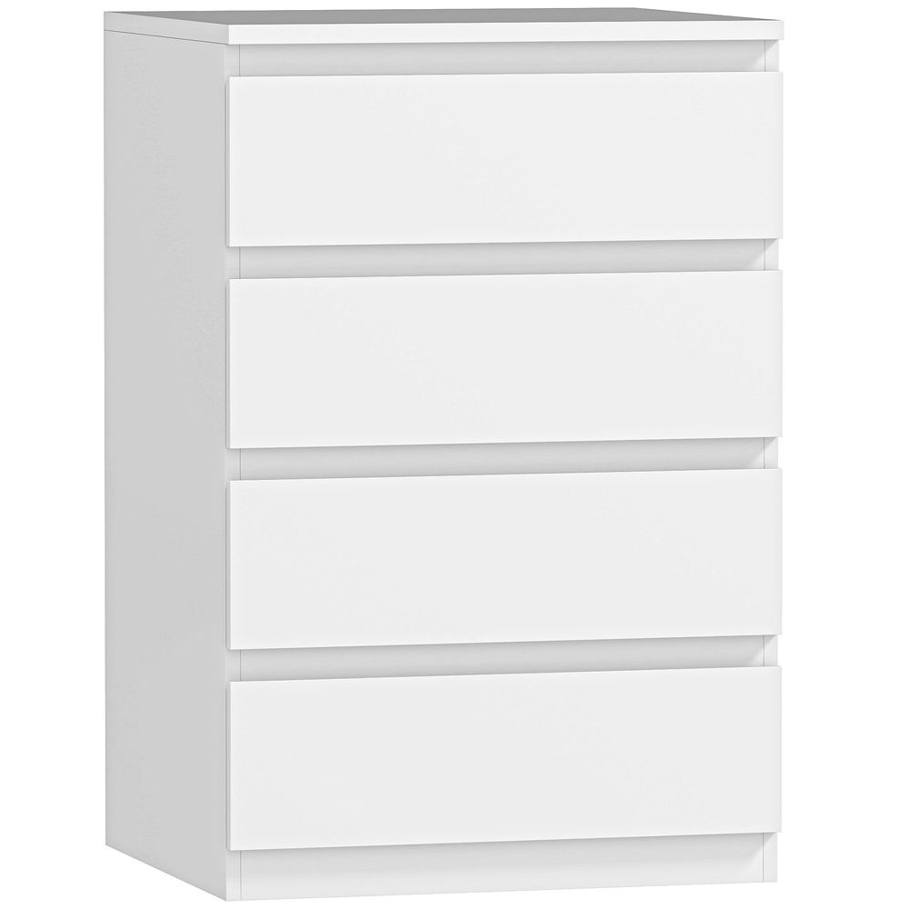 Cómoda com 4 gaveta 45x40x68 cm color blanco Homcom
