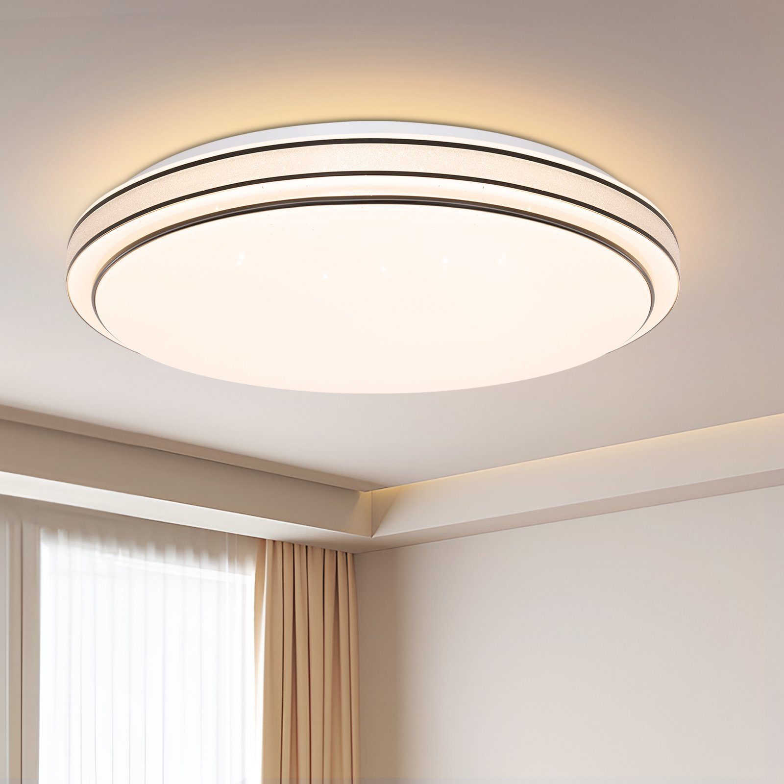 Nettlife lâmpada de teto LED para - lâmpada de céu estrelado de 27 cm de