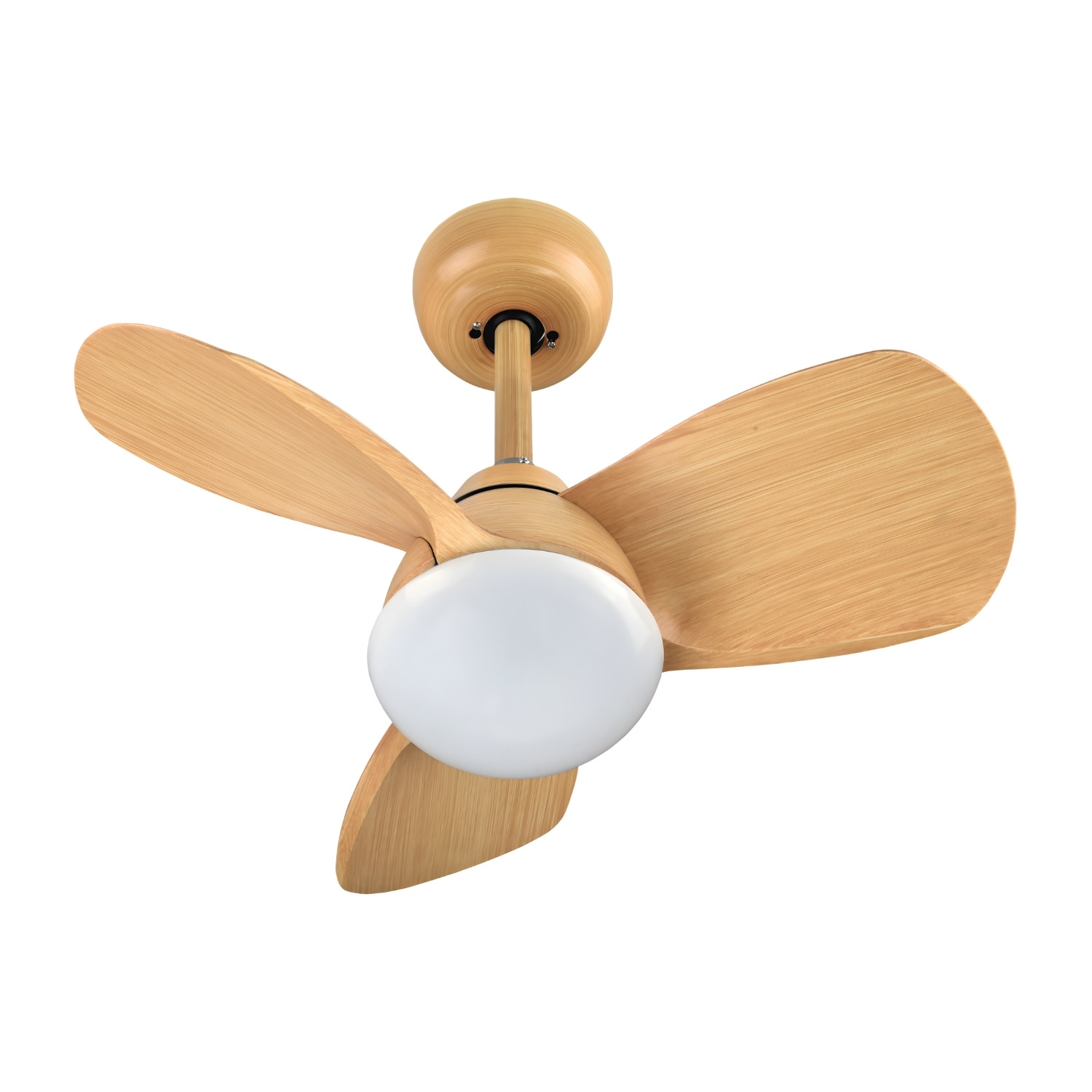 Ventilador de teto wave 55cm 30w luz LED e comando à distância Raydan