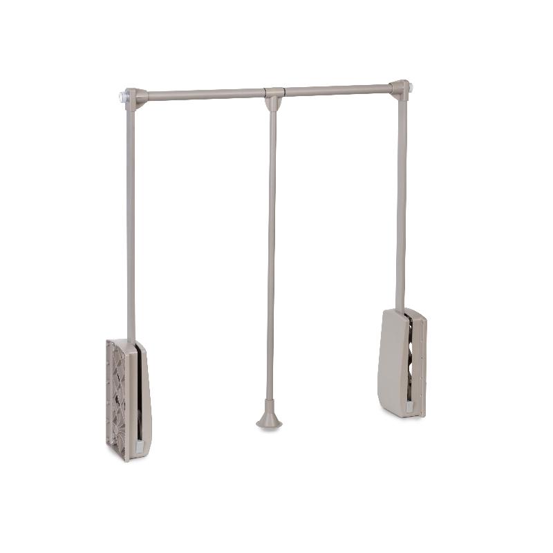 Emuca varão basculante para roupeiro hang, 450 - 600, cinzento pedra