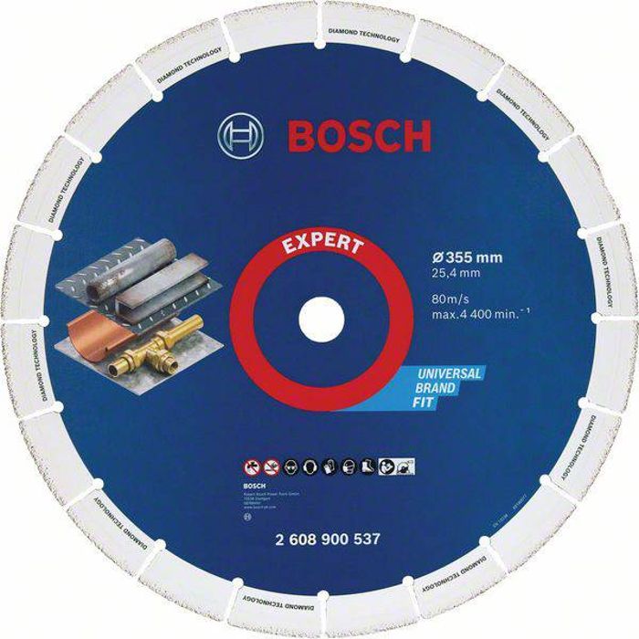 Disco diamante metal expert Bosch ø355 mm - 2608900537