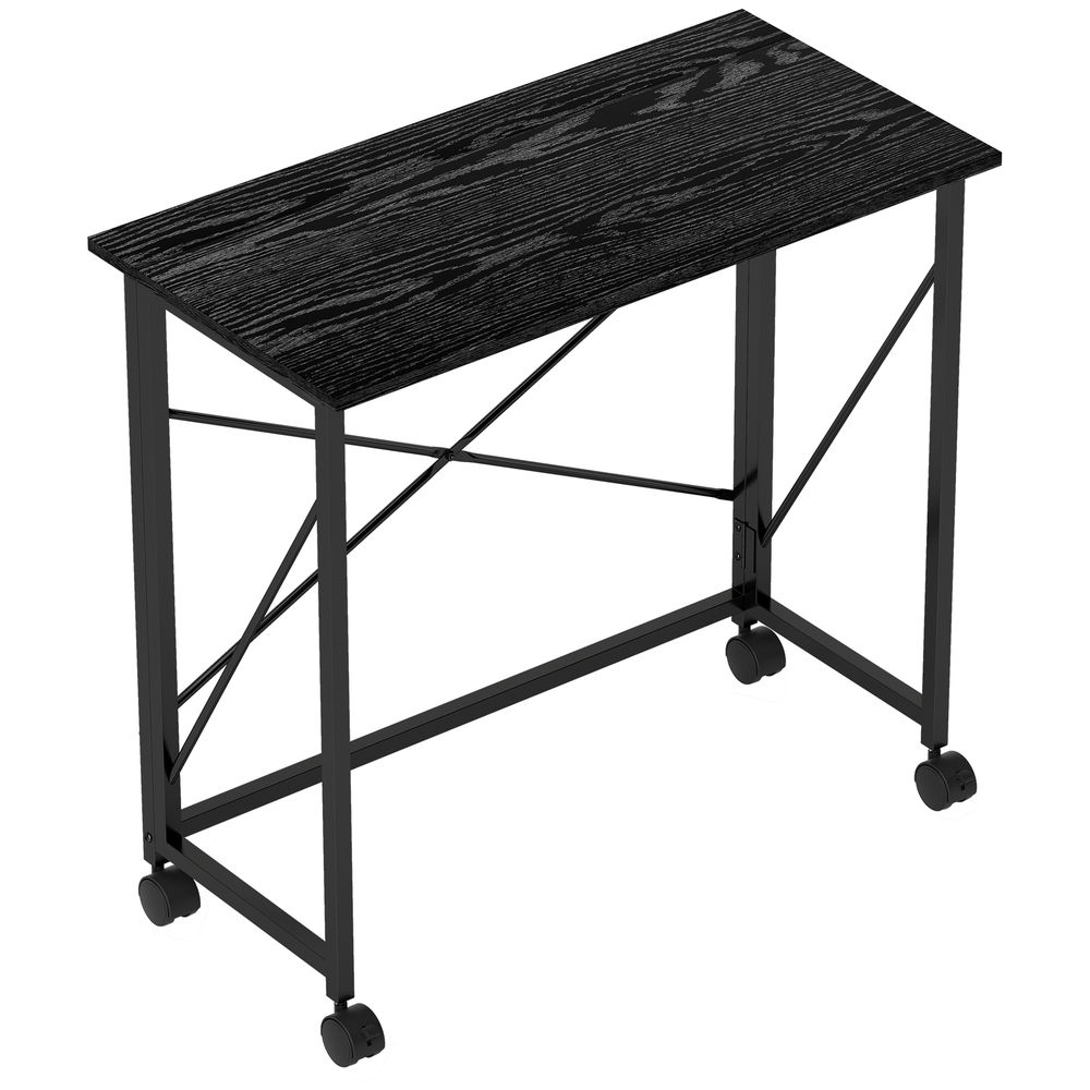 Secretária dobrável 80x40x75 cm mdf Homcom, escritório - secretárias