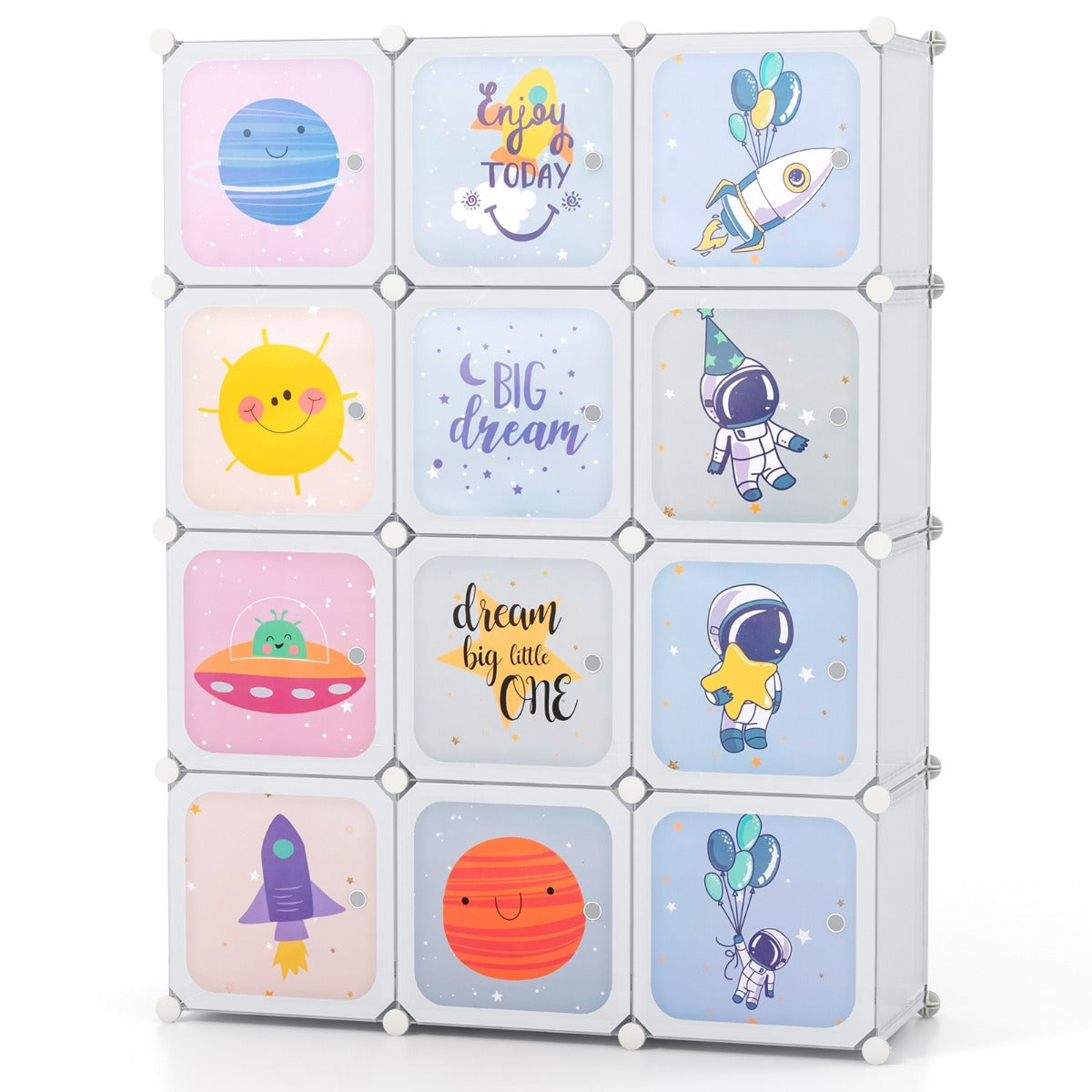 Armario infantil modular 107 x 36 x 142 cm