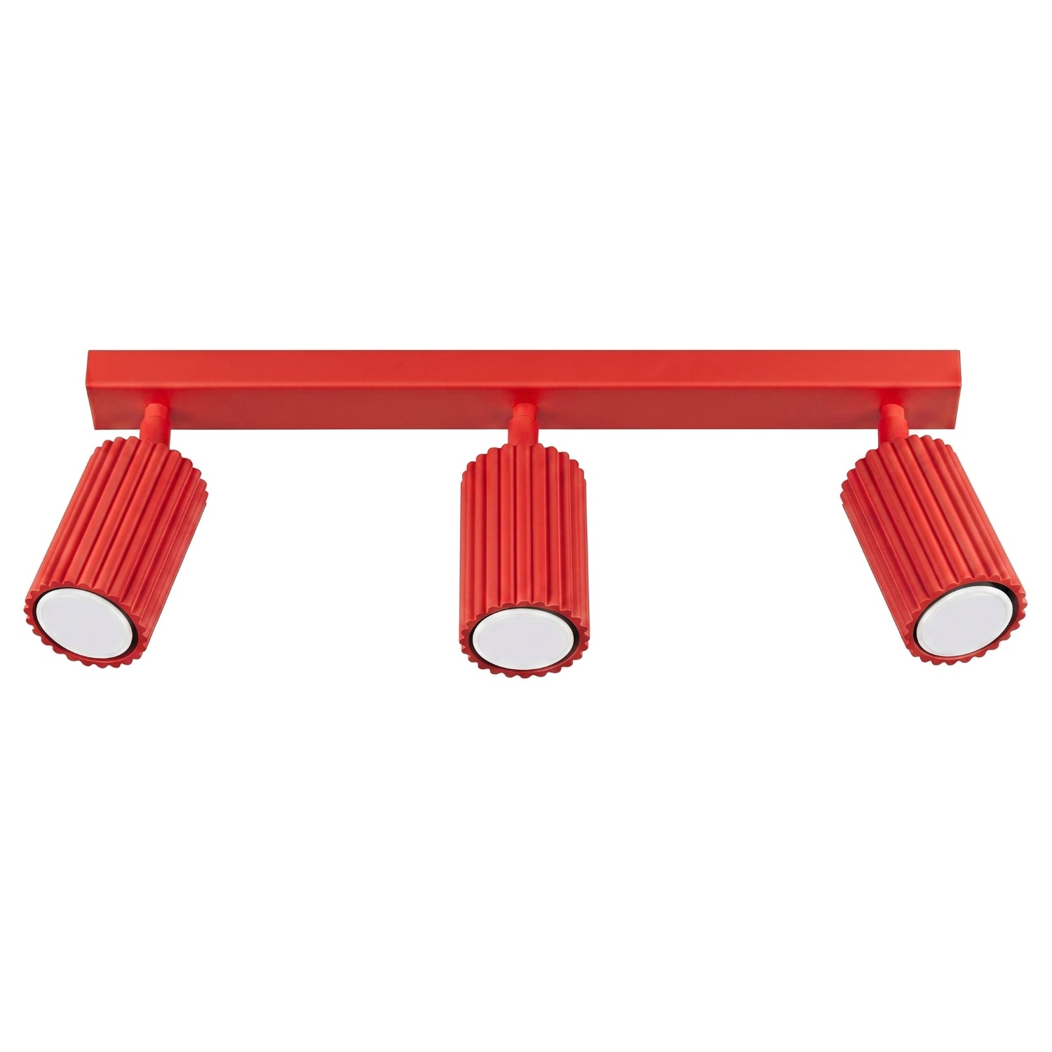 Plafons karbon 3 vermelho alumínio 45x16.5x6.5cm