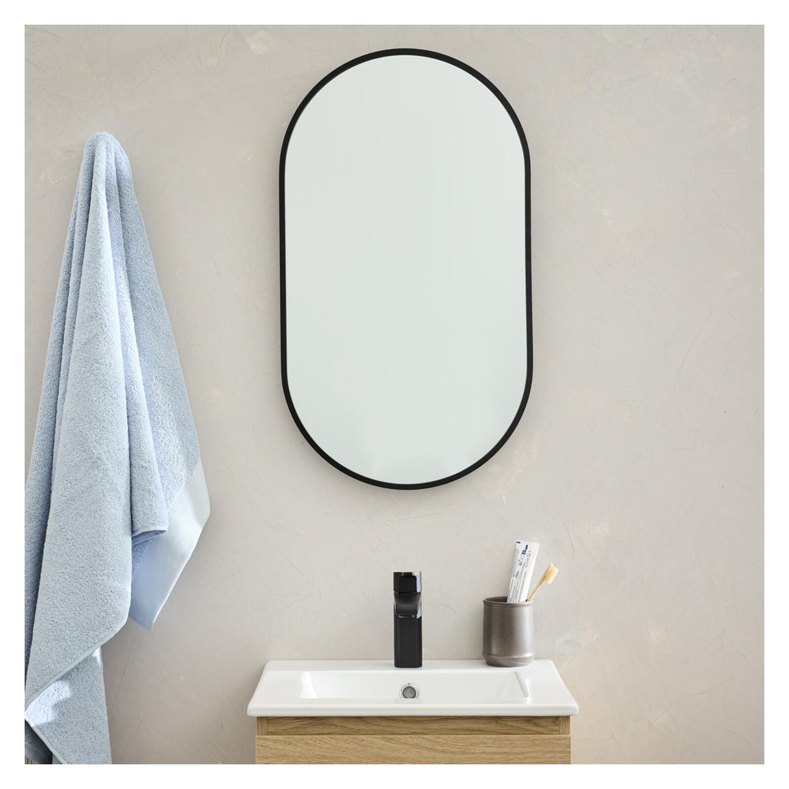 Espelho oval 40x70cm pepper