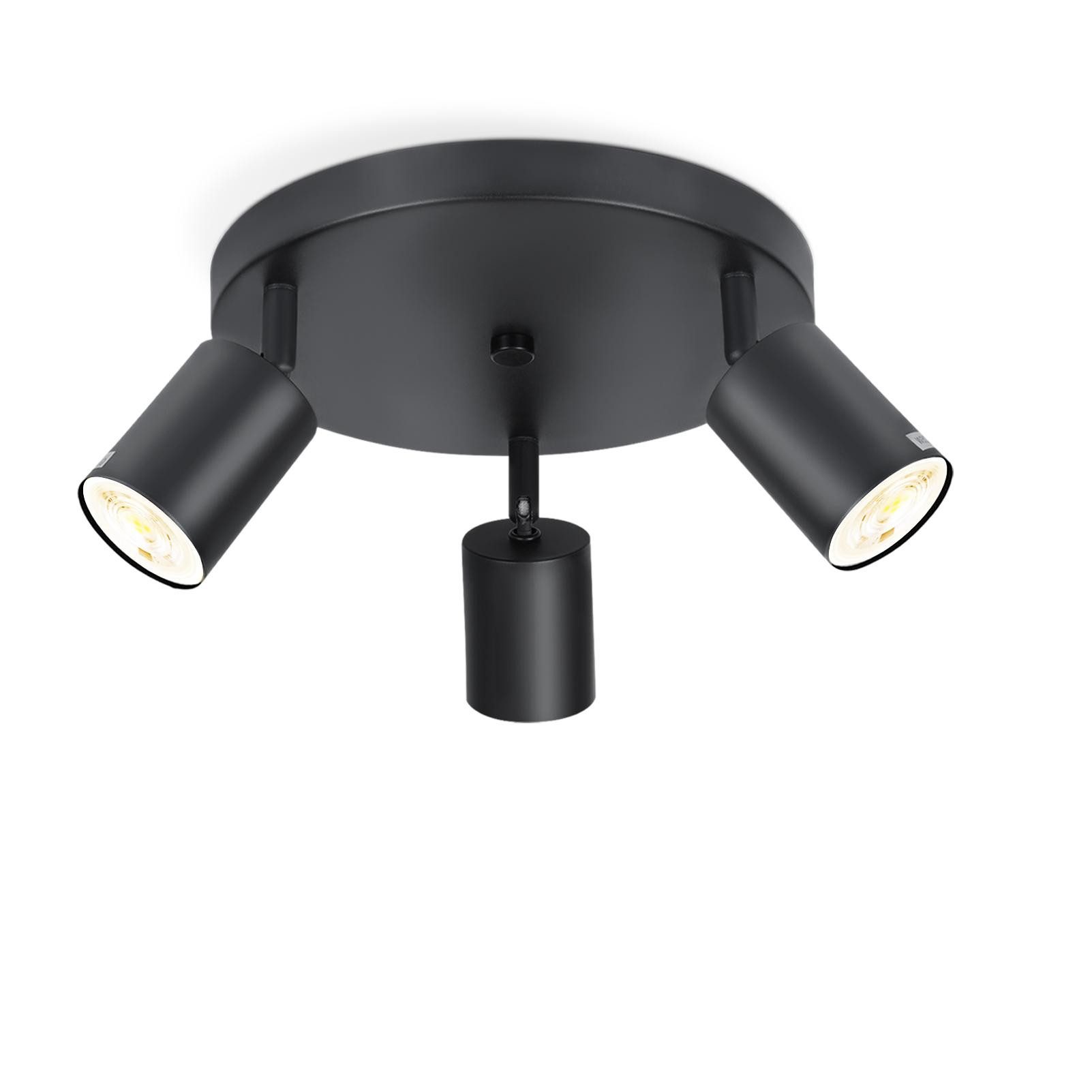 Nettlife foco preto gu10 24x14