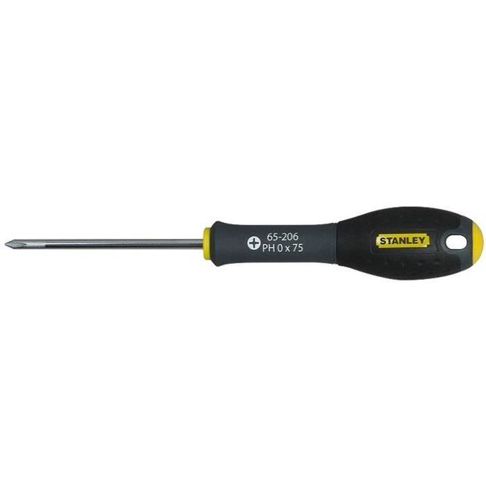 Chave de fenda cruzada fatmax - phillips 0 75mm - lâmina em aço cromo vanád